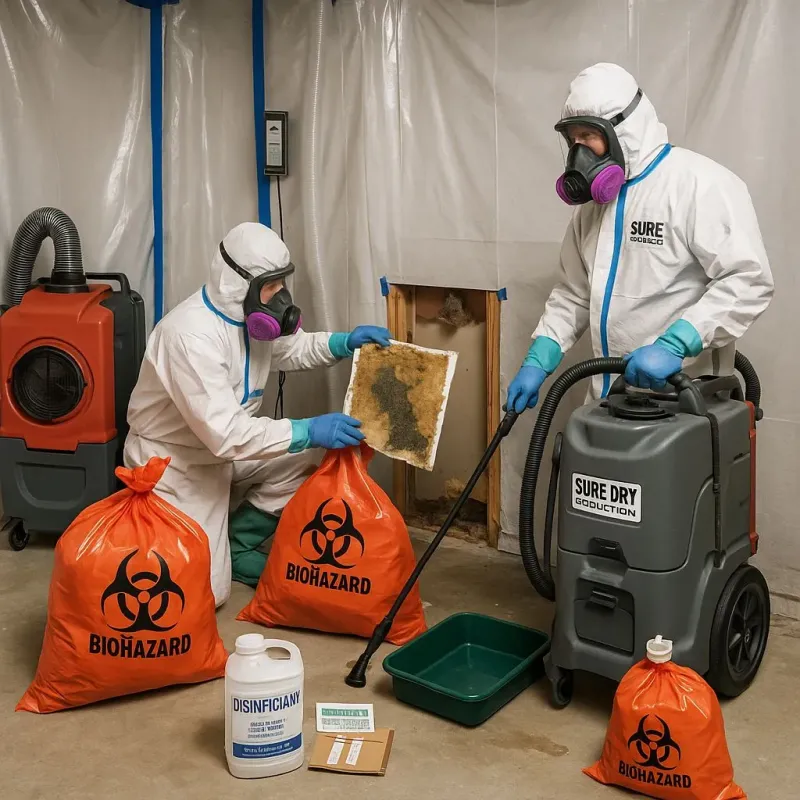 Contaminated Water Handling Protocols process in Roaming Shores, OH